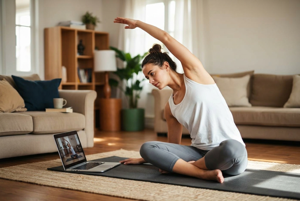 Yoga online en casa